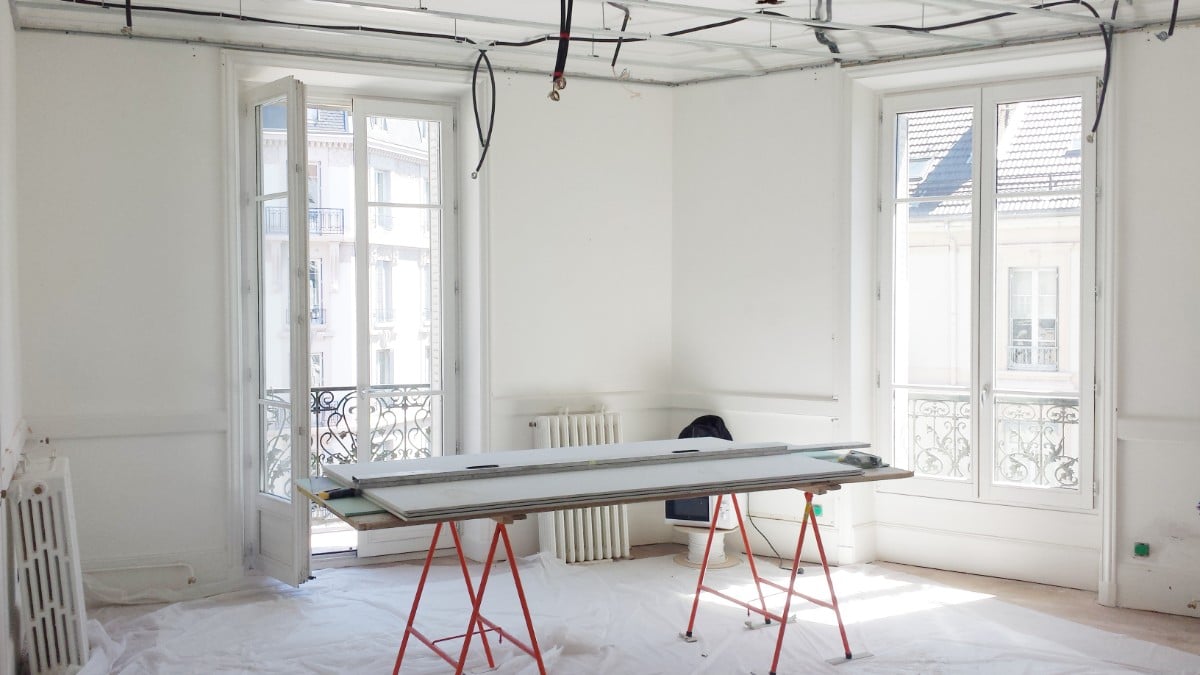 Détail - Appartement haussmannien rénové - architecte à Grenoble
