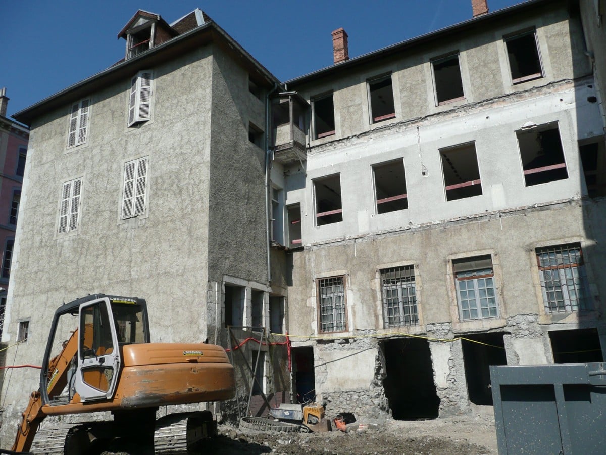 Vue intérieure - Transformation du Couvent Sainte-Cécile - architecte à Grenoble