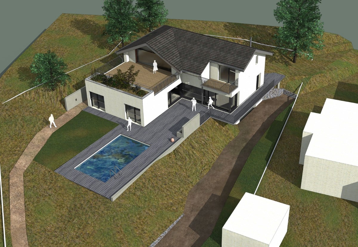 Construction d'une maison neuve - Maison M - a Voreppe - Stendh'arch