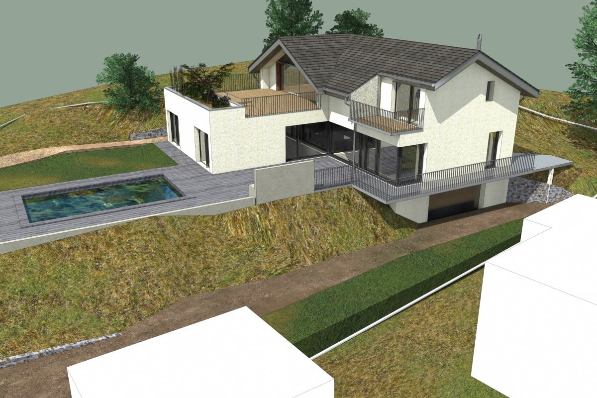 Conception d'une maison d'architecte - architecte à Voreppe