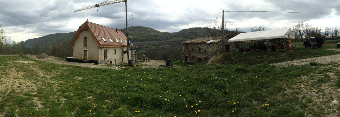 Vue intérieure - Maison de maître rénovée - architecte à Miribel-Lanchâtre