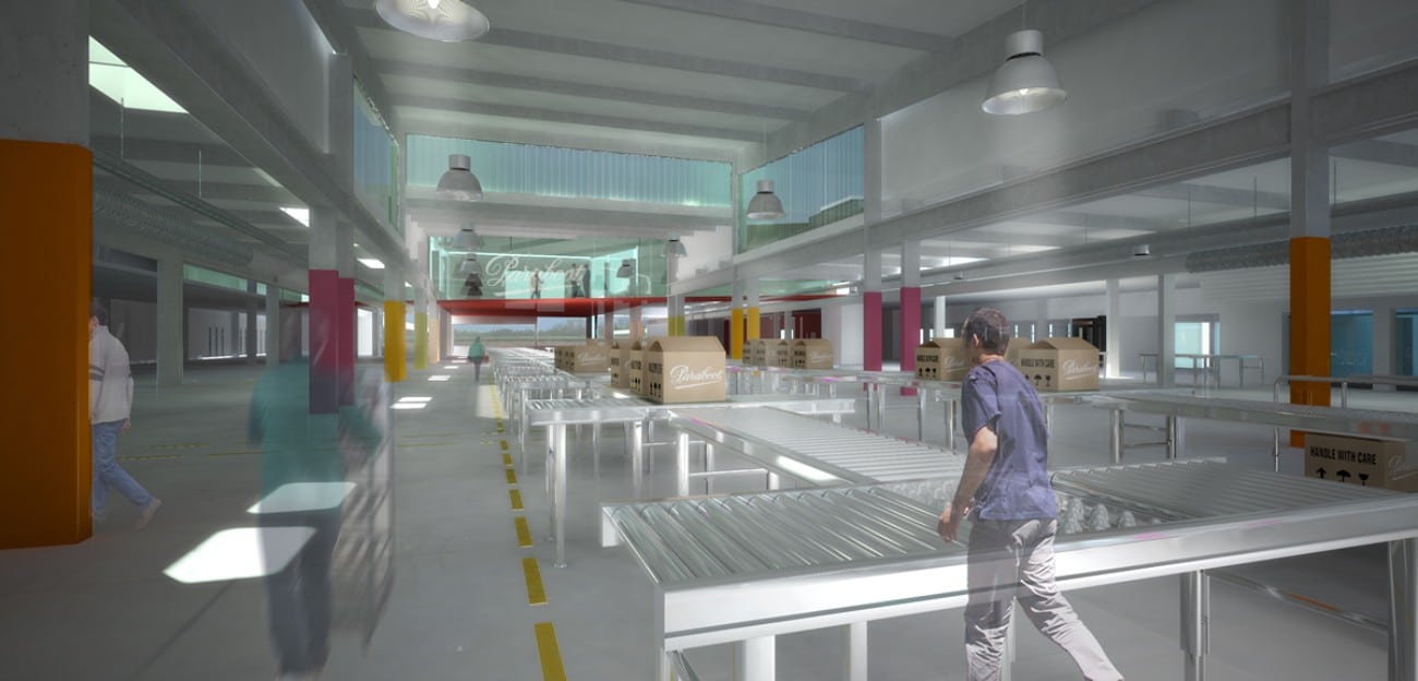 Réalisation d'architecte à Moirans - Usine industrielle Paraboot à Centr'Alp