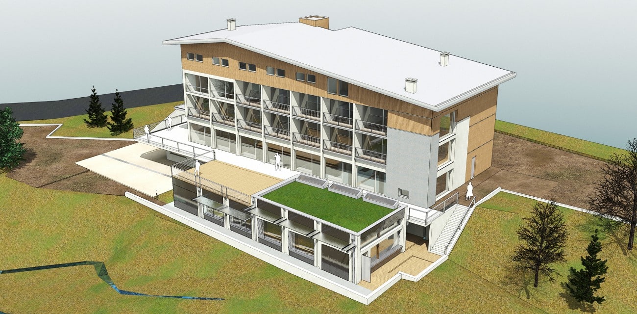 Réalisation d'architecte à Rencurel - Conception d'une piscine intérieure