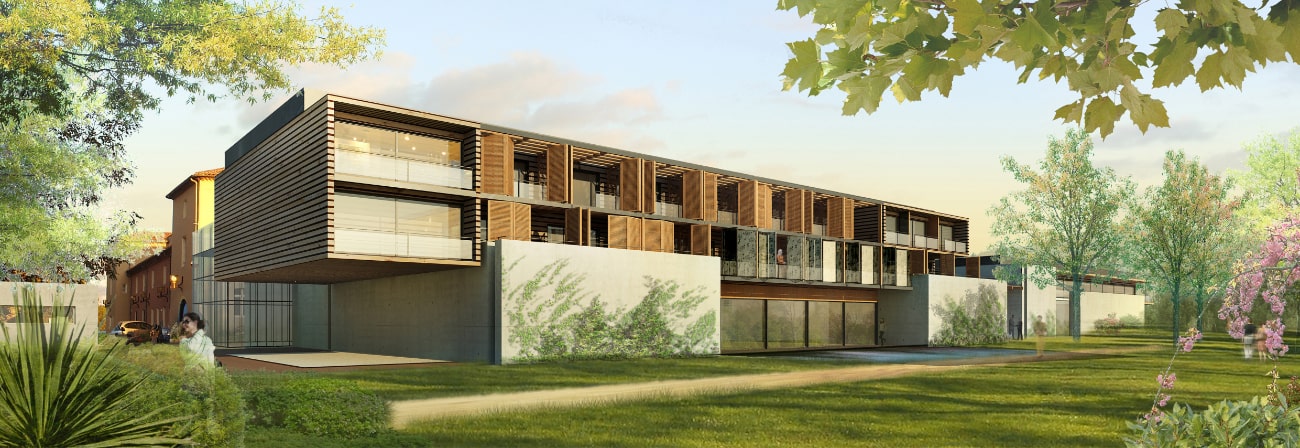Construction d'une zone de loisirs par un architecte à Montélimar