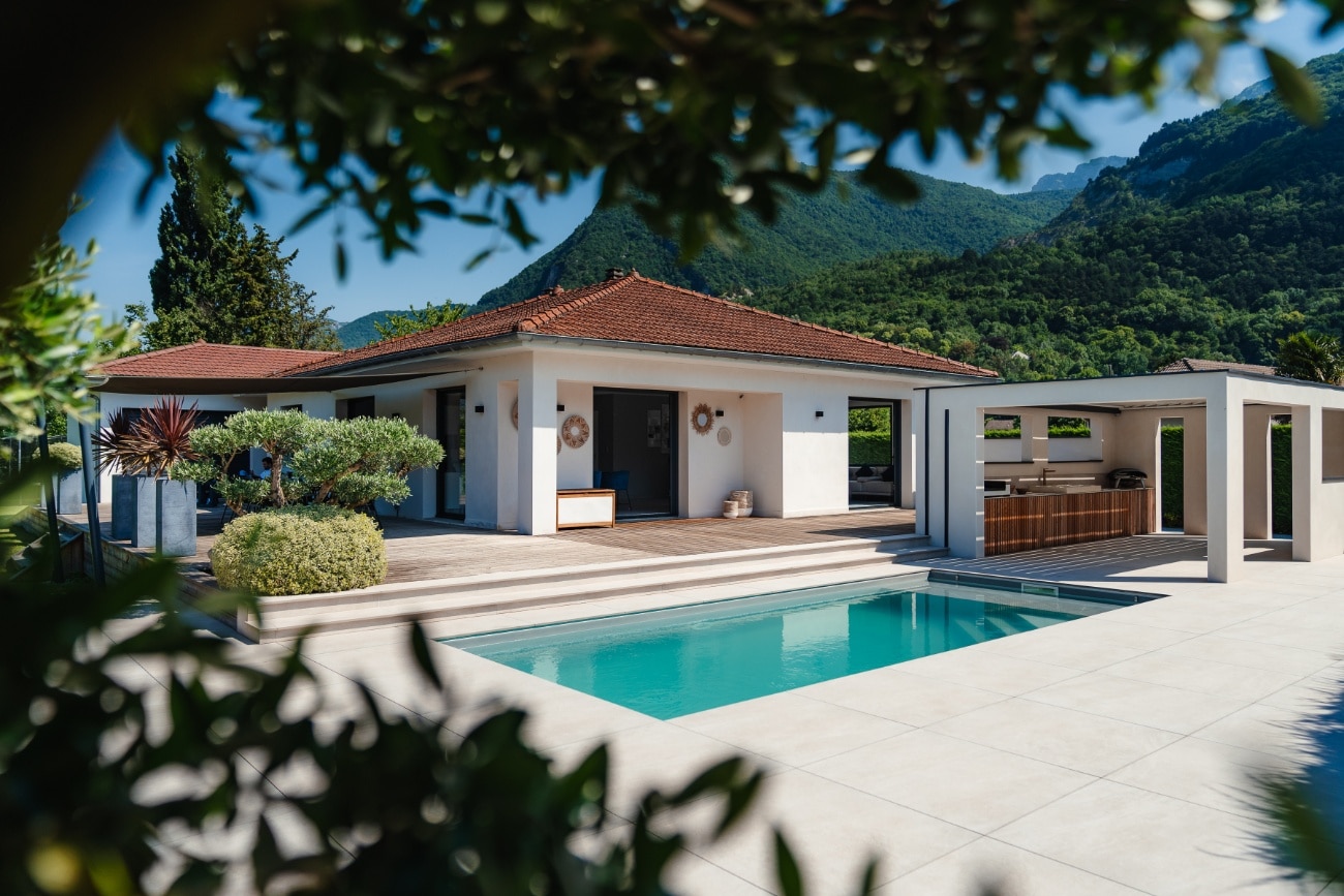 Villa haut de gamme d'architecte par un architecte à Voreppe
